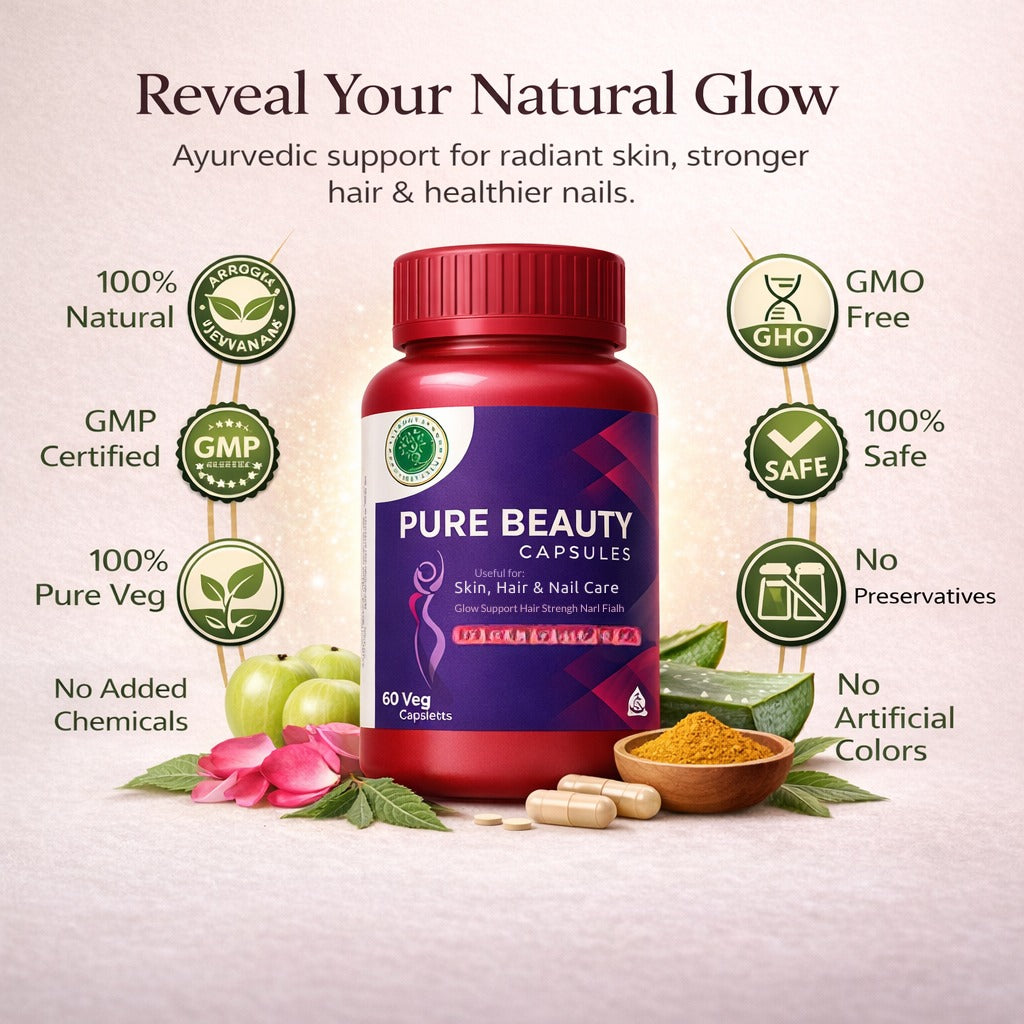 Pure Beauty Capsules – Natural Skin Glow & Radiance