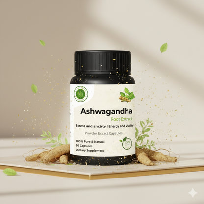 Ashwagandha Extract Capsules- Stress, Energy & Vitality Support