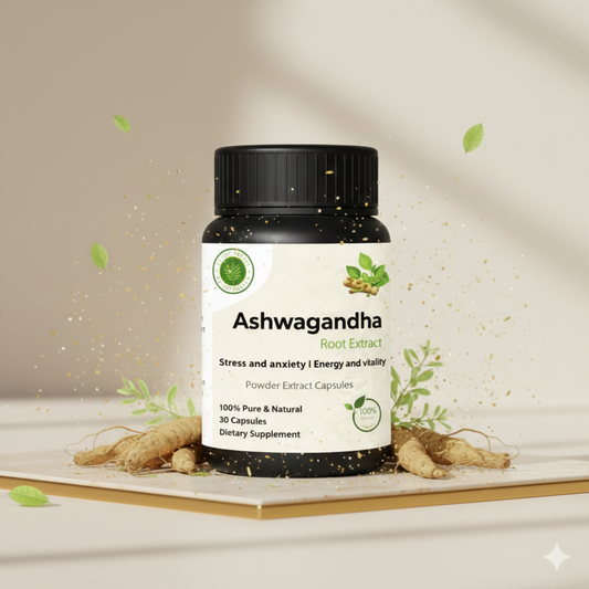 Ashwagandha Extract Capsules- Stress, Energy & Vitality Support
