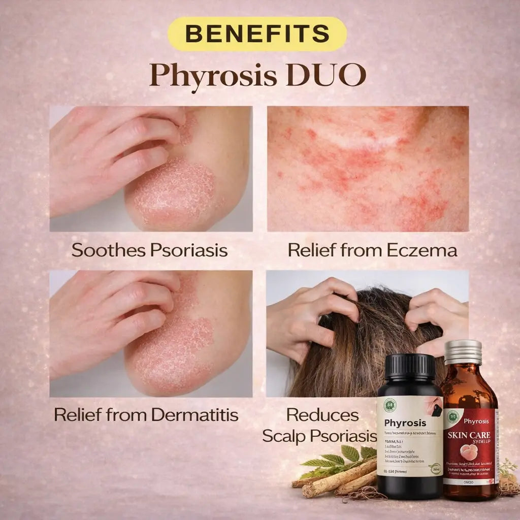 Phyrosis Skin Care & Capsule Combo – Complete Skin Wellness Pack