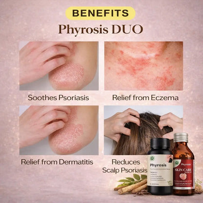 Phyrosis Skin Care & Capsule Combo – Complete Skin Wellness Pack