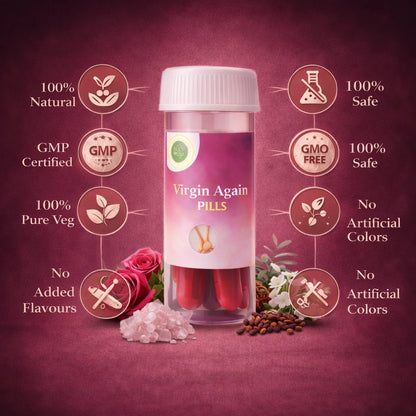 Virgin Again Pills – Premium Hymen Blood Capsules for Feminine Confidence