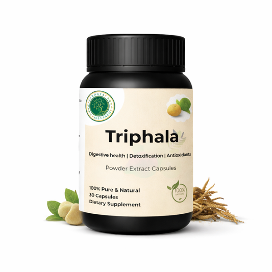 Triphala Capsules – Ayurvedic Digestive & Detox Support