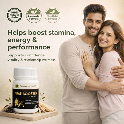 Time Booster Tablets – Traditional Ayurvedic Energy Support