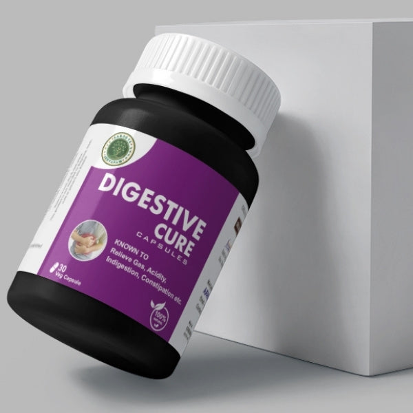 Digestive Cure Capsules – Ayurvedic Support for Healthy Digestion & Gut Comfort