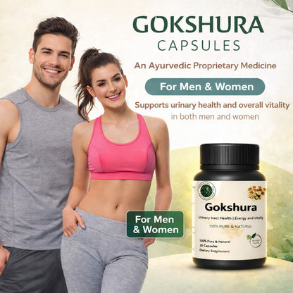 Gokshura Extract Capsules – Ayurvedic Support for Urinary Health, Energy & Vitality