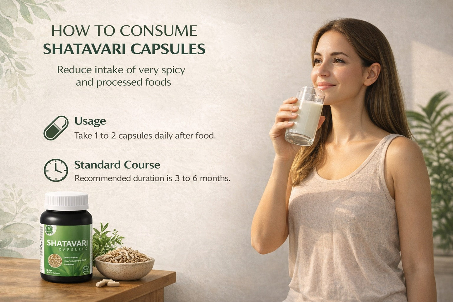 Shatavari Capsules – Ayurvedic Women’s Health Support