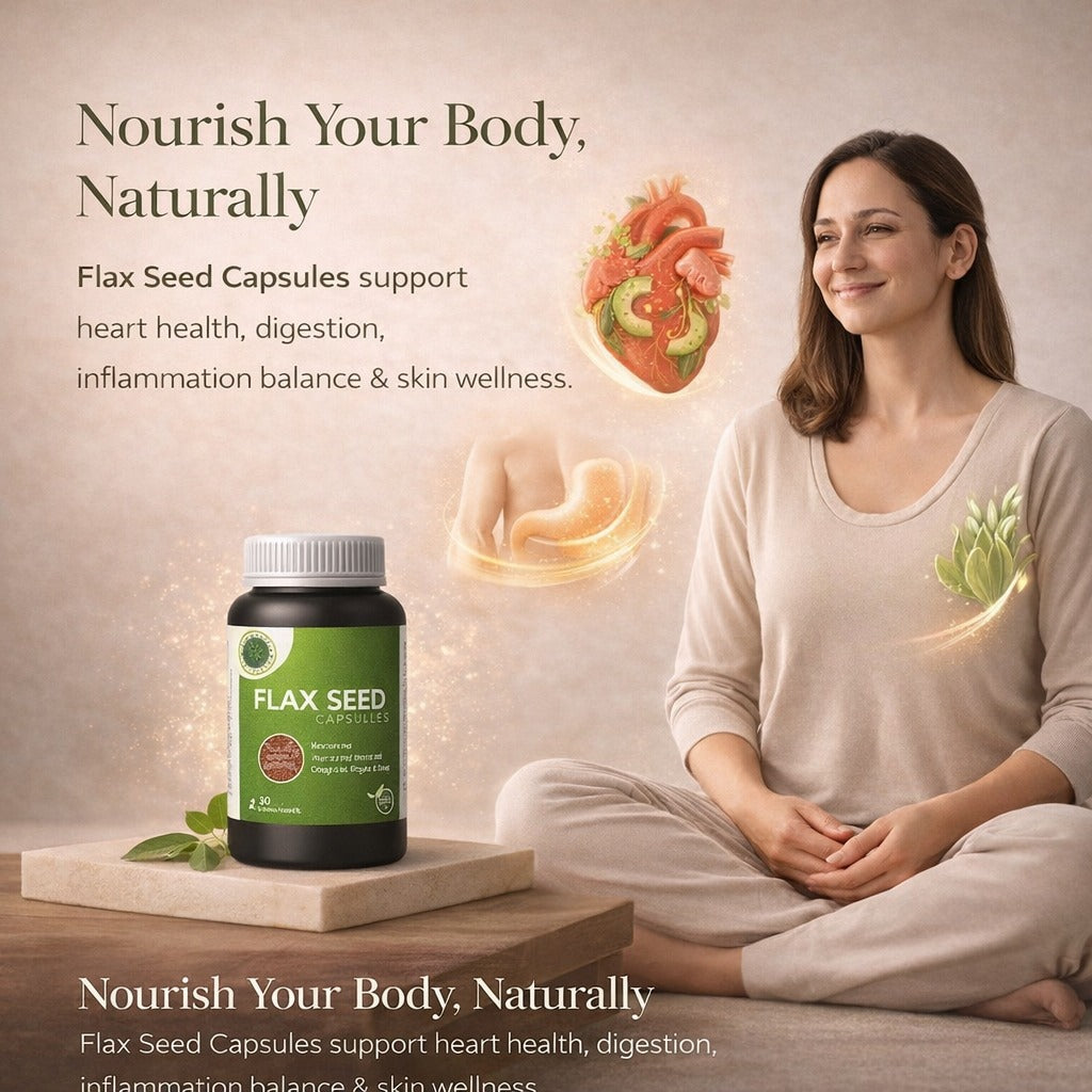 Flax Seed Capsules – Plant-Based Supplement