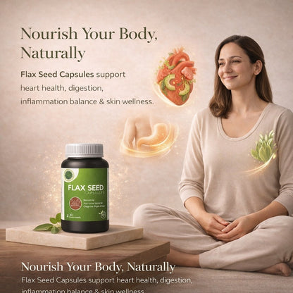 Flax Seed Capsules – Plant-Based Supplement