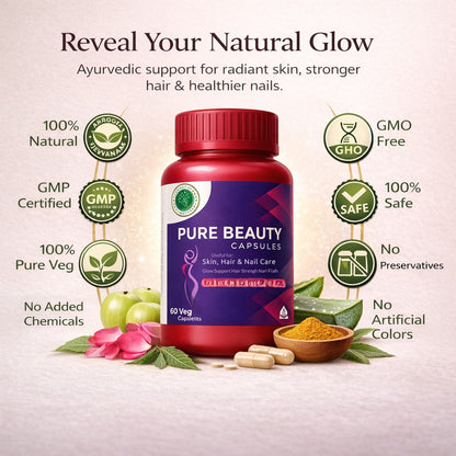 Pure Beauty Capsules – Natural Skin Glow & Radiance