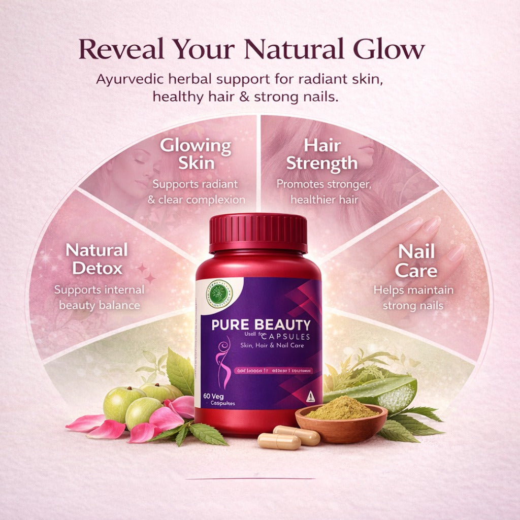 Pure Beauty Capsules – Natural Skin Glow & Radiance