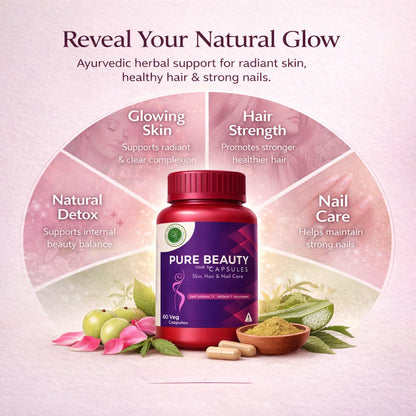 Pure Beauty Capsules – Natural Skin Glow & Radiance