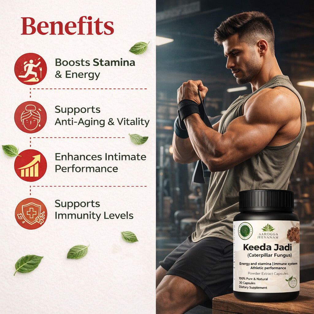 Keeda Jadi Extract Capsules – Natural Strength & Balance Support