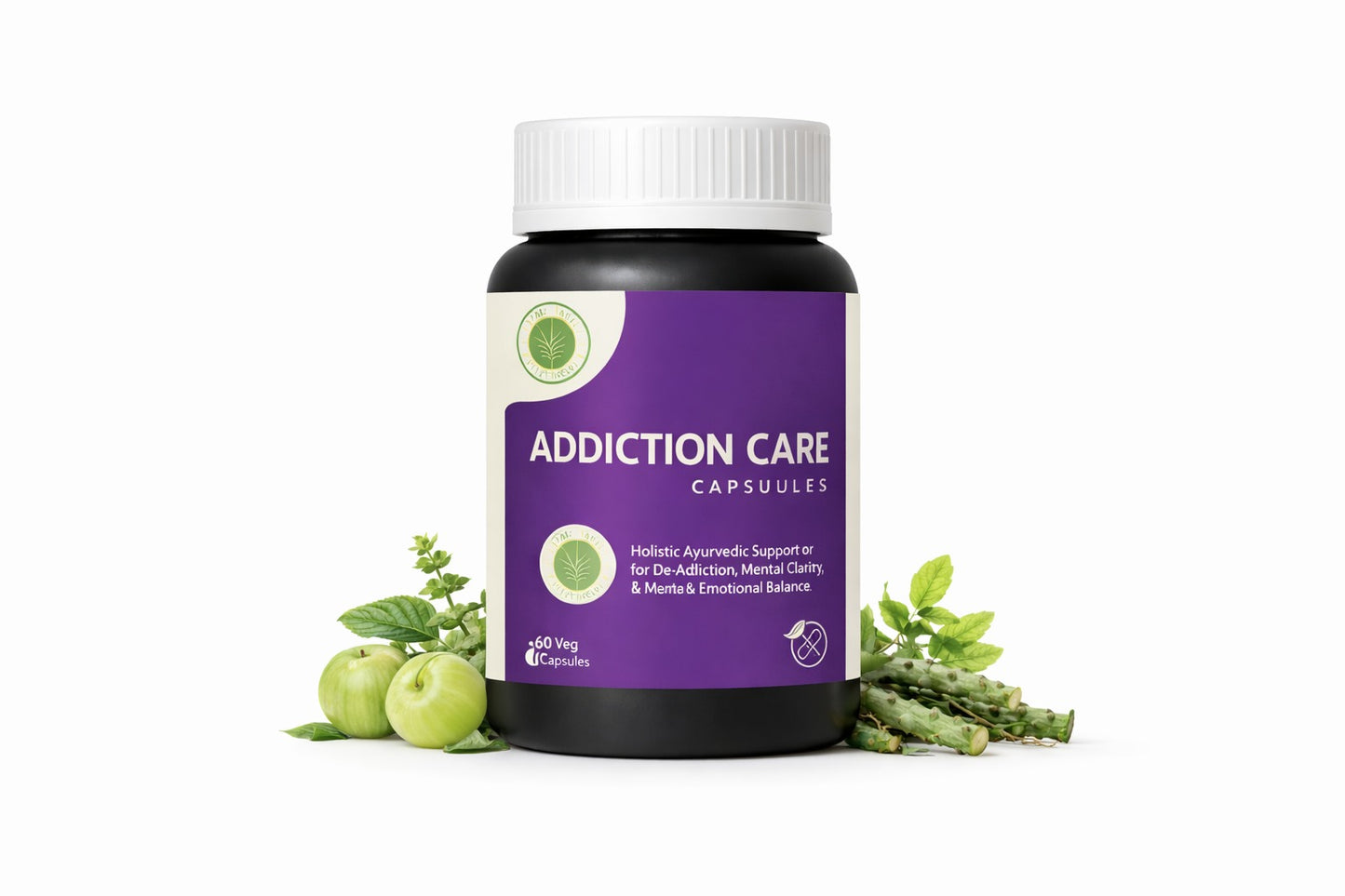 Addiction Care Capsules – Ayurvedic Support for De-Addiction & Mental Clarity