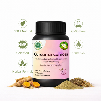 Curcuma Comosa Capsules - Supports Balance, Comfort & Feminine Wellness