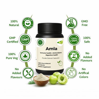 Amla Extract Capsules – Immune & Digestive Health Support